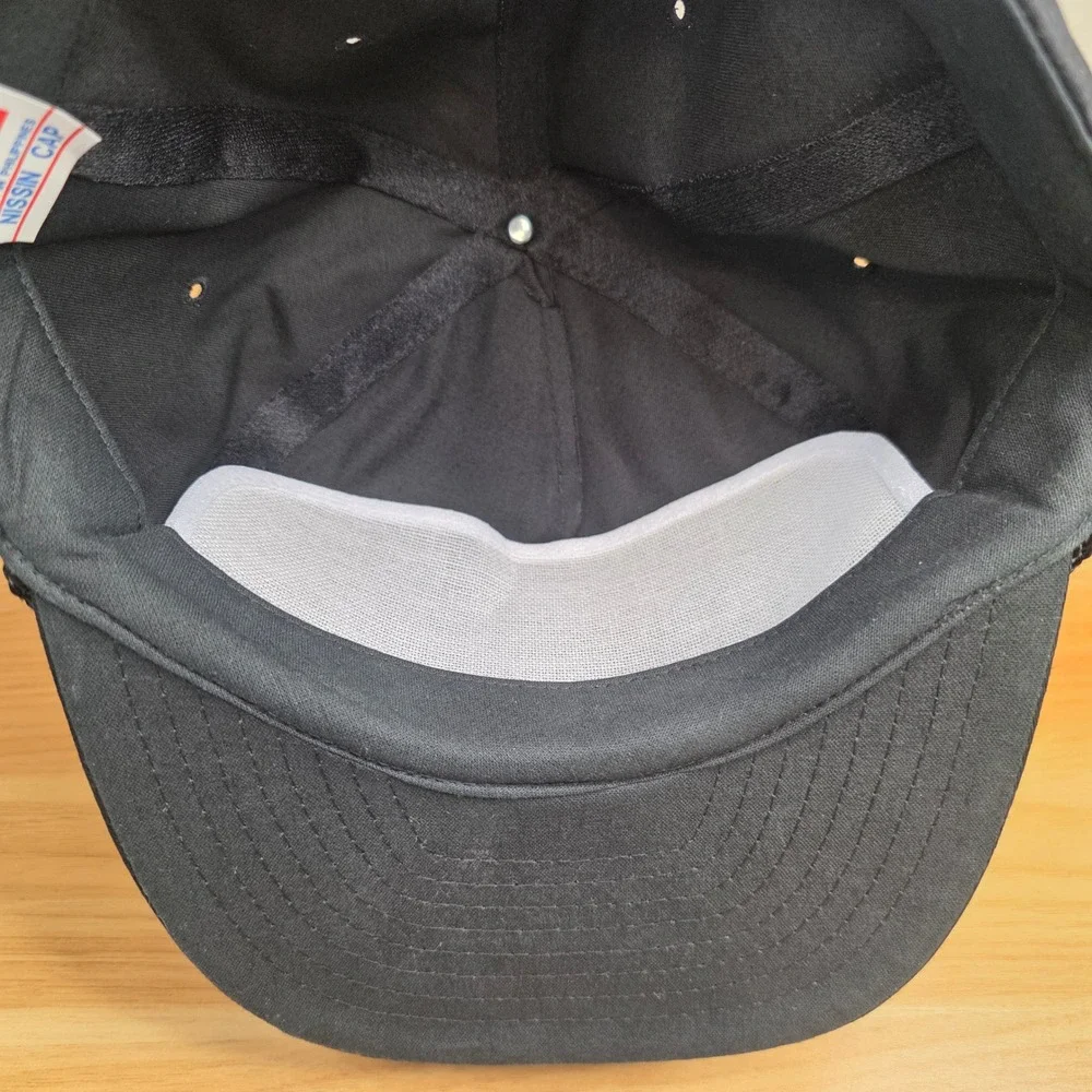 Vintage Chevrolet Impala Hat Mens OSFA Black Embroidered Rope Trucker Nissin Cap